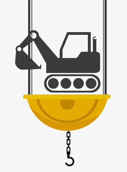 Construction design, vector illustration. — Stock Vector