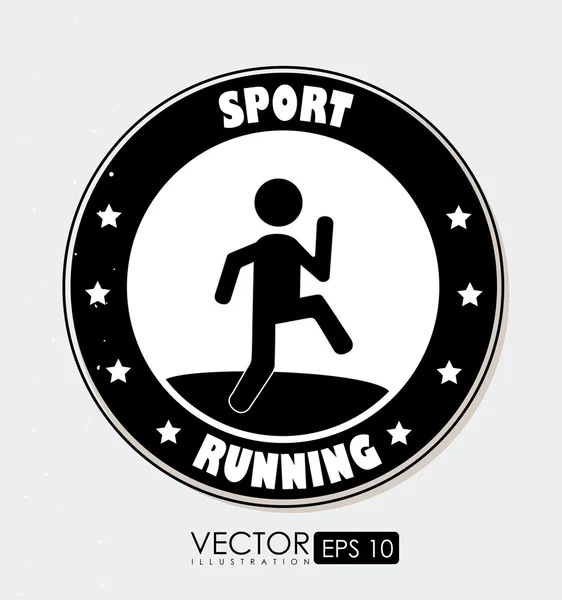 Design esportivo, ilustração vetorial . — Vetor de Stock