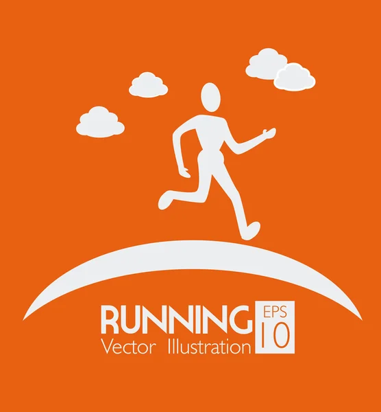 Sport design, illusztráció vektor. — Stock Vector