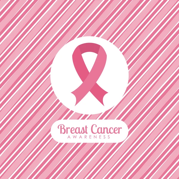 Breast cancer — Stock Vector