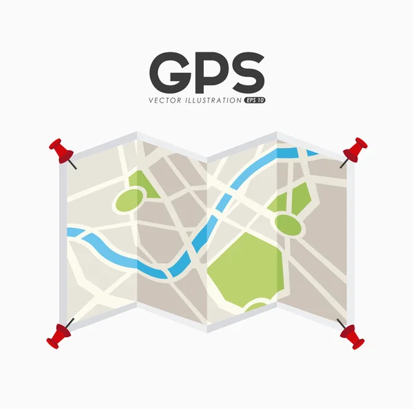 Señales de GPS — Archivo Imágenes Vectoriales