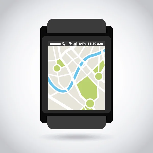 Gps 아이콘 디자인 — 스톡 벡터