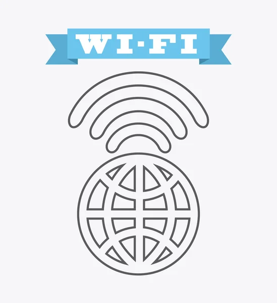 Wifi-Signal — Stockvektor