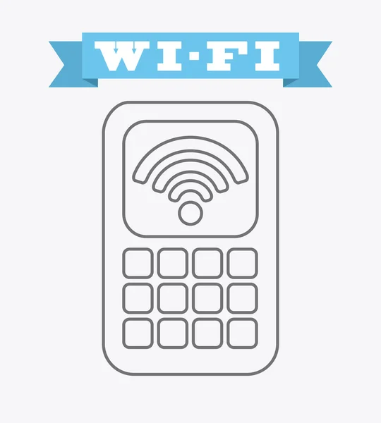 Signál WiFi — Stockový vektor