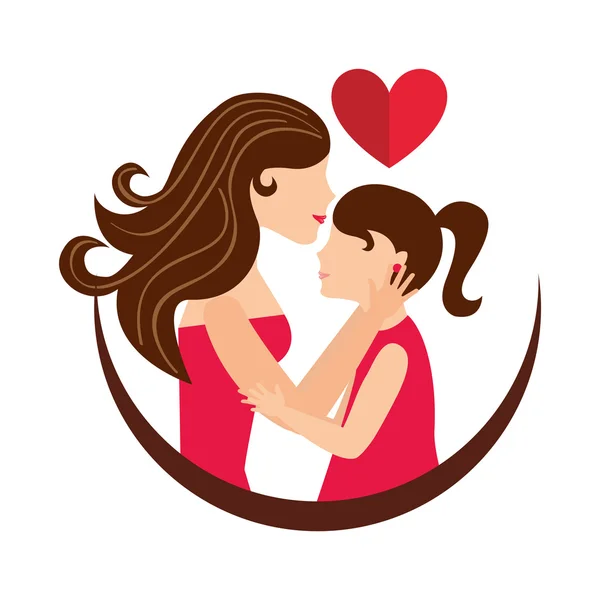 Ημέρα ευτυχισμένων μητέρων — Διανυσματικό Αρχείο