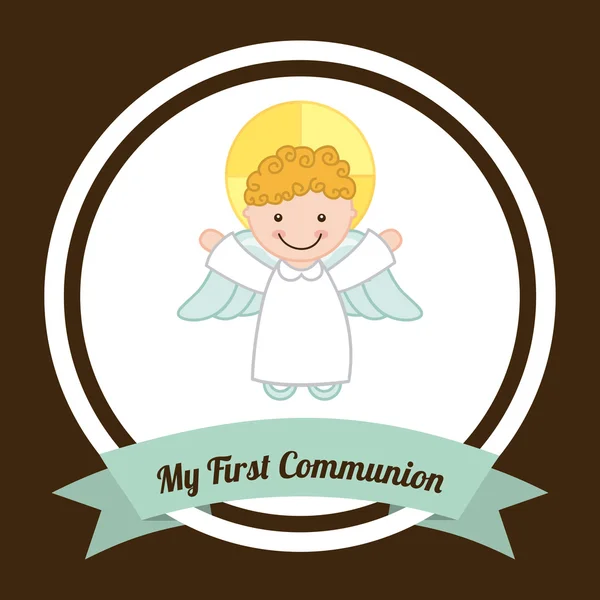 My first communion — Stock Vector