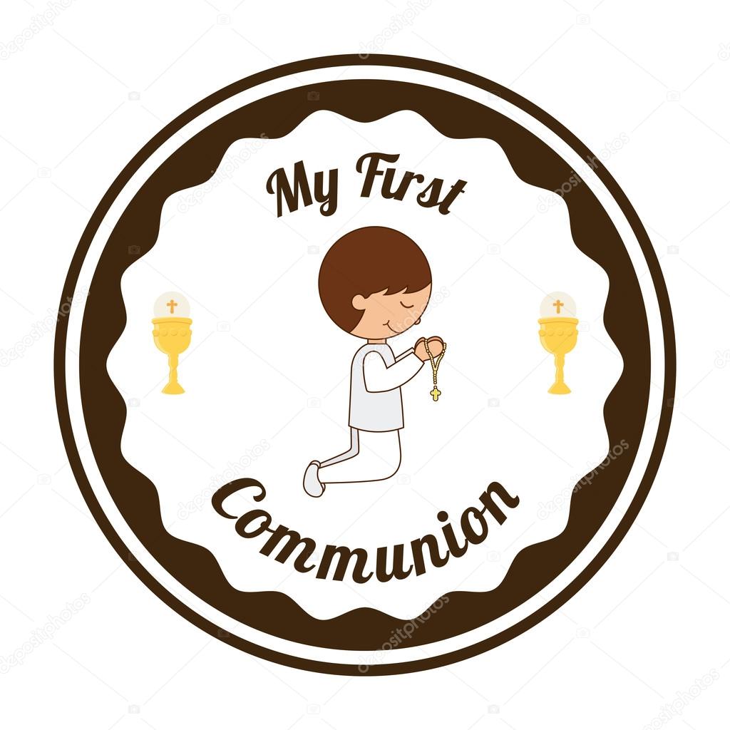 My first communion Stock Illustration by ©yupiramos #64763849