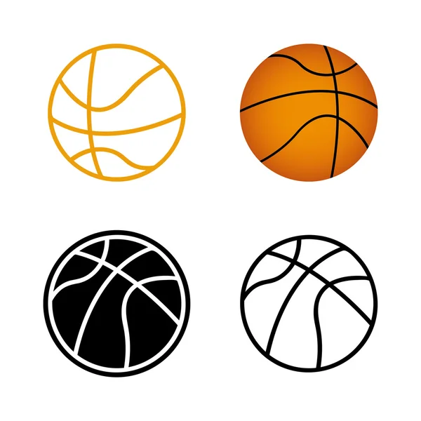 Basketbal sport — Stockový vektor