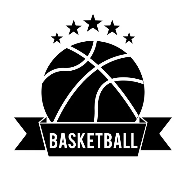 Basketbol spor — Stok Vektör