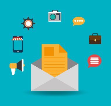 Pazarlama tasarım, vektör çizim.