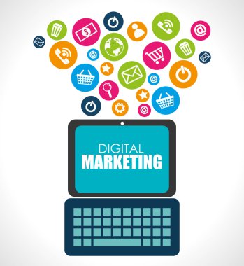 Pazarlama tasarım, vektör çizim.