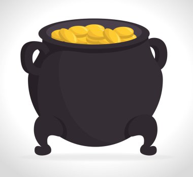 St patricks günü kart tasarımı, vektör çizim.