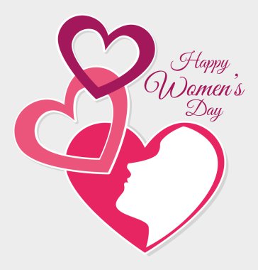 Bayan gün kart tasarımı