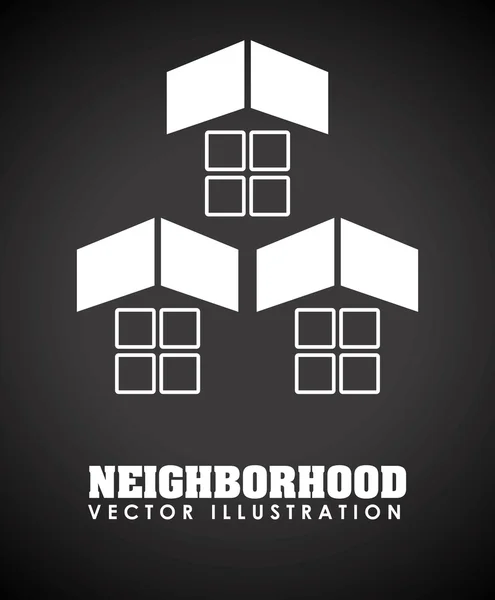 Neighborhood — Stock Vector