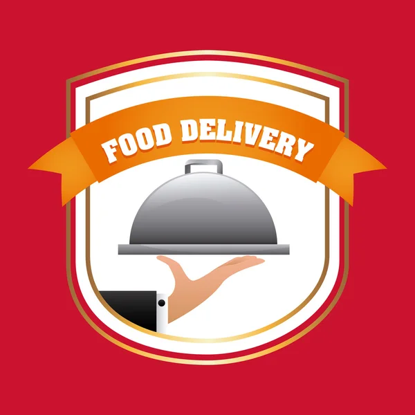 Food delivery design — Stock Vector