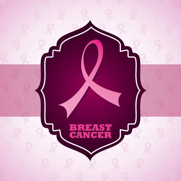 Breast cancer design, vektor illustration. — Stock vektor