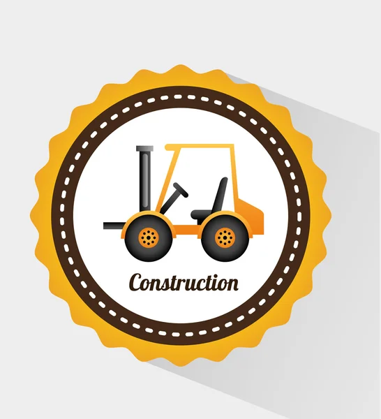 Construction design, vector illustration. — Stock Vector