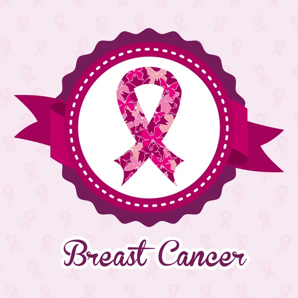 Breast cancer design, vektor illustration. — Stock vektor