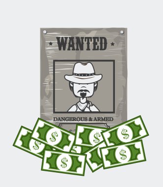 Batı Tasarım, vektör çizim.