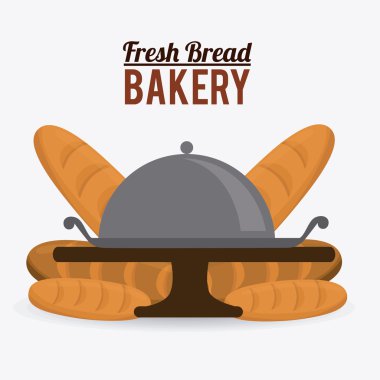 Fırın tasarımı, vektör çizim.