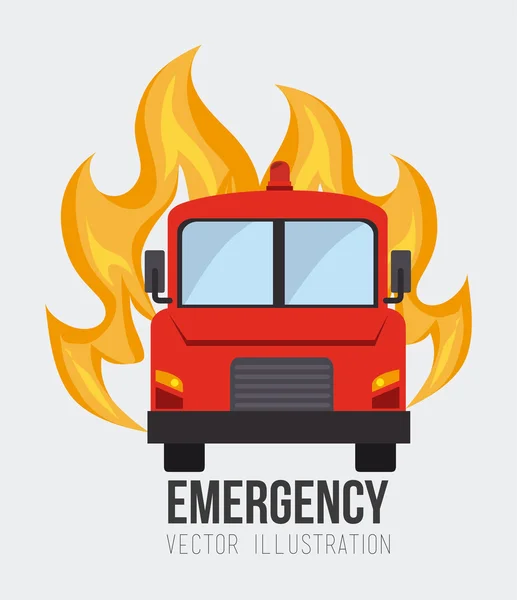 Emergency design, vector illustration. — Stock Vector