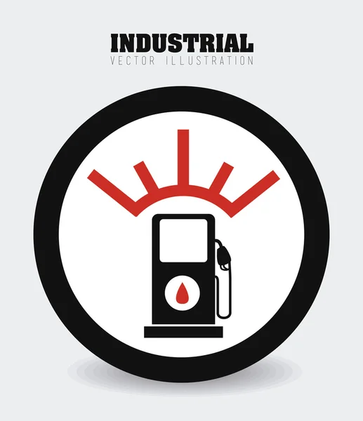 Desenho da indústria, ilustração vetorial . — Vetor de Stock