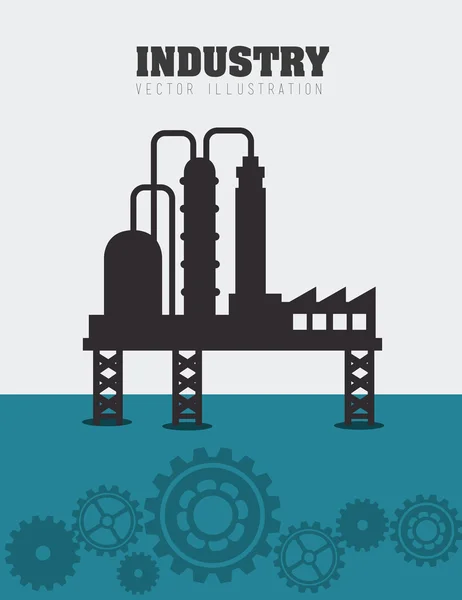 Industrie ontwerp, vectorillustratie. — Stockvector