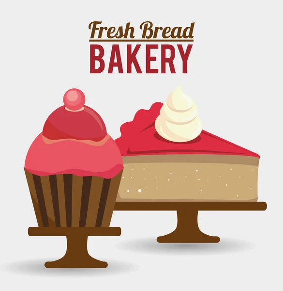 Bakery design, vector illustration. — Stock Vector