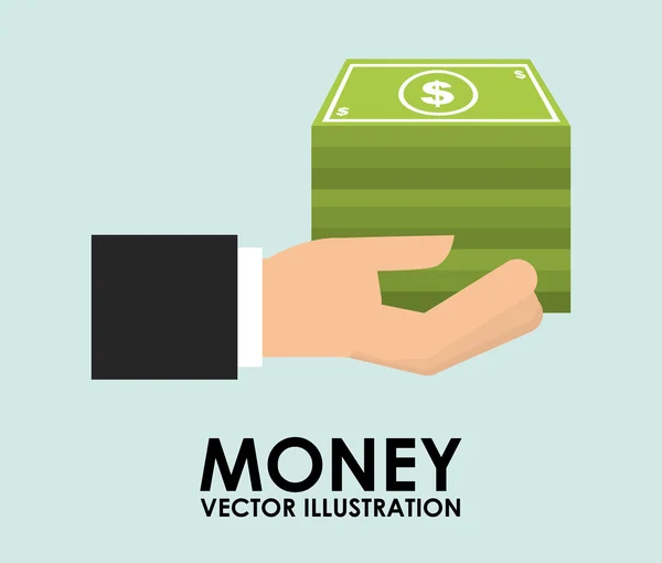 Geld Ikoon — Stockvector