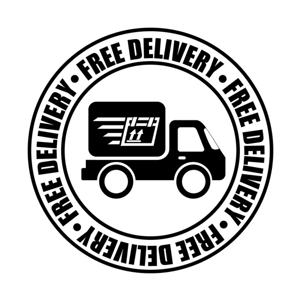 Fast delivery — Stock Vector