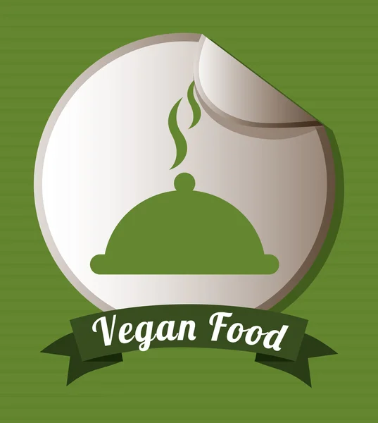 Comida Vegan — Vetor de Stock