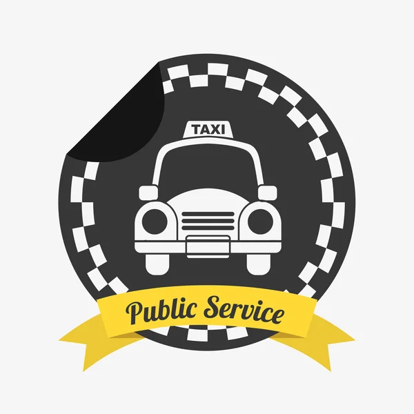 Serviço de táxi — Vetor de Stock