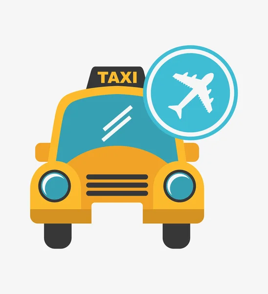 Taxidienst — Stockvektor