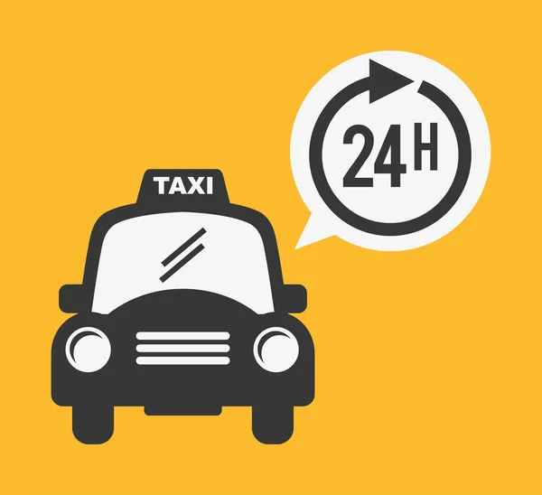 Servizio taxi — Vettoriale Stock