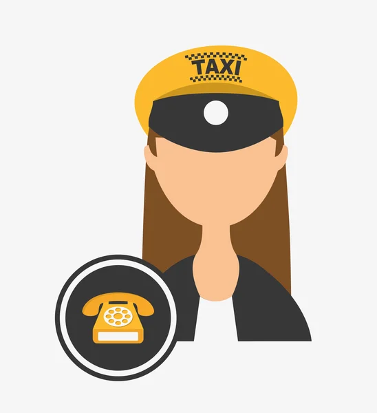 Taxi service — Vector de stoc