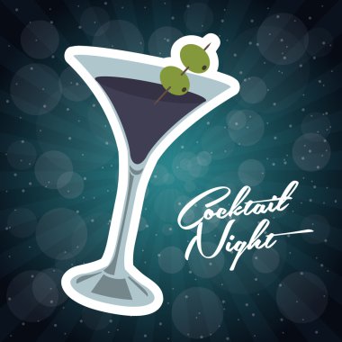 classic cocktail clipart