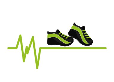 Spor salonu simgesi tasarım