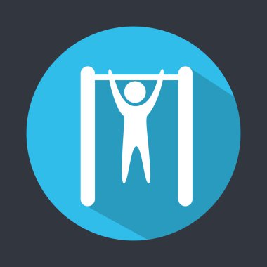 Spor salonu simgesi tasarım