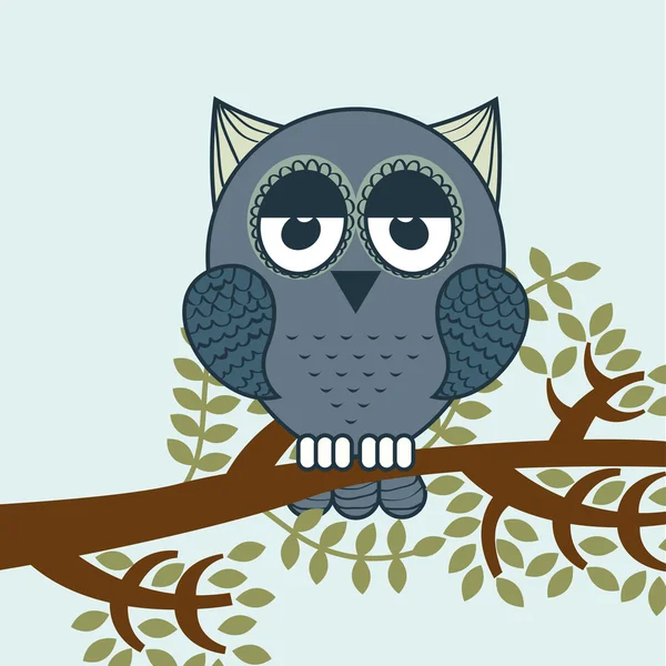 Owl bird — Stockvector