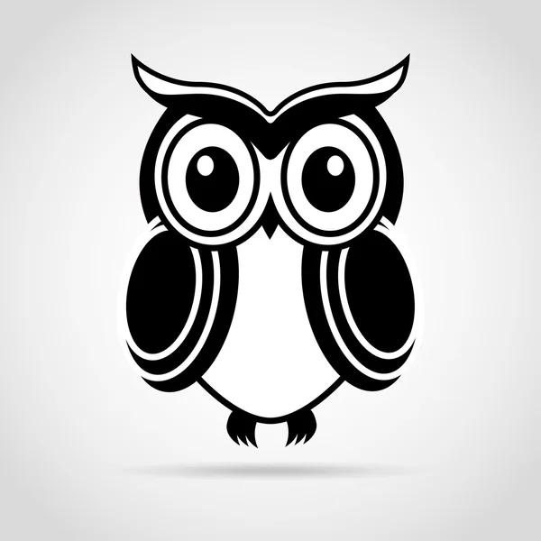 Owl bird — Stock Vector