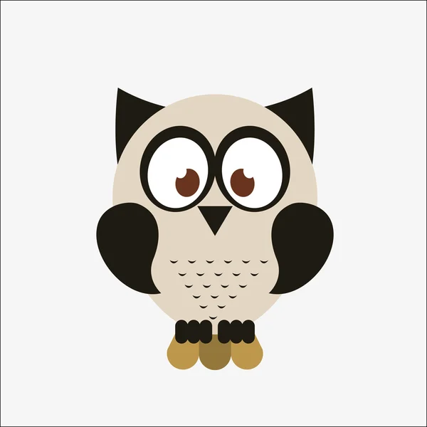 Owl bird — Stock Vector
