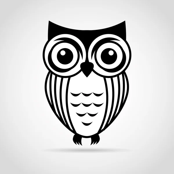 Owl bird — Stok Vektör