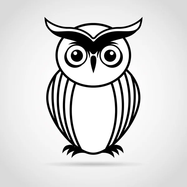 Owl bird — Stock Vector