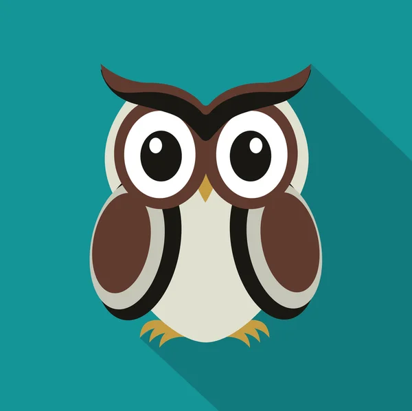 Owl bird — Stok Vektör