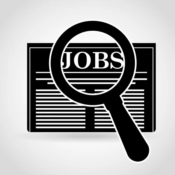 Rechercher des emplois — Image vectorielle