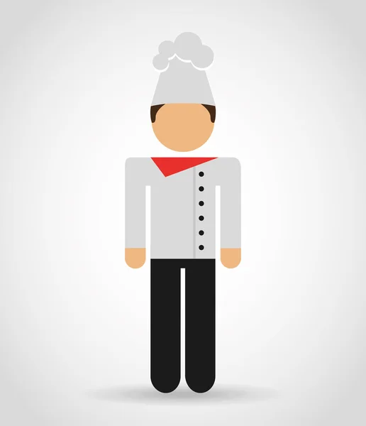 Chef man — Stock Vector