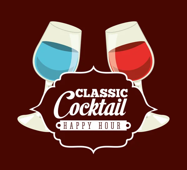 Cocktail classique — Image vectorielle