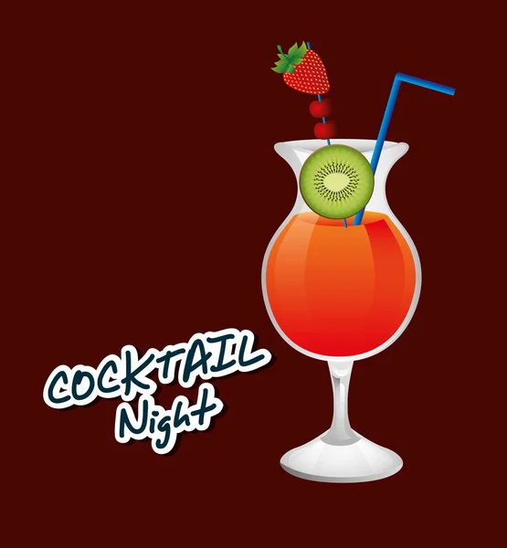 Klassieke cocktail — Stockvector