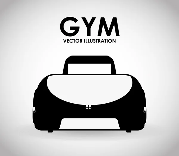 Gym ikon design — Stock vektor