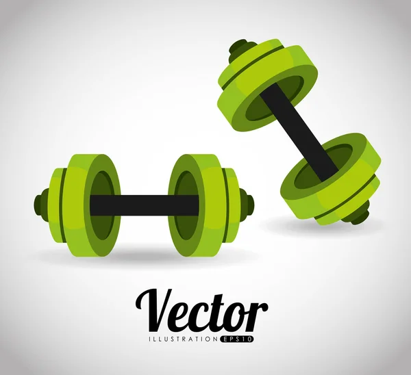 Diseño de icono de gimnasio — Vector de stock